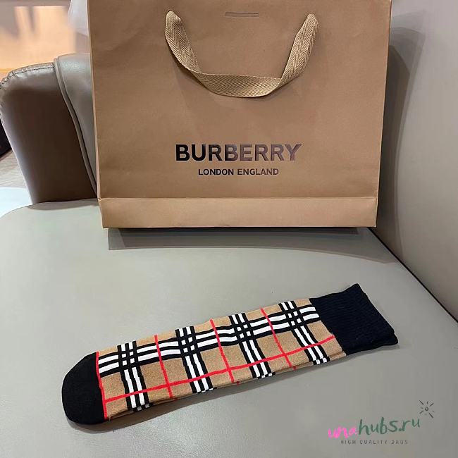 Burberry Check Socks - 1