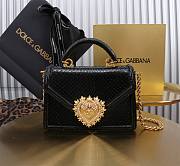 Dolce & Gabbana BORSASPALLA-TRACOLLA Black bag - 19 x 13 x 4.5 cm  - 1