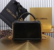 Dolce & Gabbana BORSASPALLA-TRACOLLA Black bag - 19 x 13 x 4.5 cm  - 3