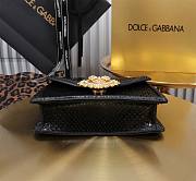 Dolce & Gabbana BORSASPALLA-TRACOLLA Black bag - 19 x 13 x 4.5 cm  - 2