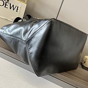 	 Loewe Distressed Leather Tote Bag In Black - 50*20*31cm - 4