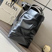 	 Loewe Distressed Leather Tote Bag In Black - 50*20*31cm - 3