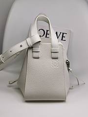 Loewe Hammock Anagram White Bag  - 4