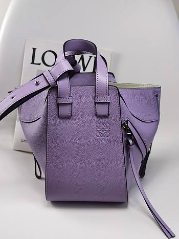 Loewe Hammock Anagram Purple Bag