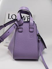 Loewe Hammock Anagram Purple Bag - 5