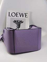 Loewe Hammock Anagram Purple Bag - 3