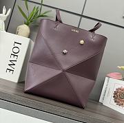 Loewe Puzzle Fold Tote Burgundy - 25.5*14.5*31.5CＭ - 1