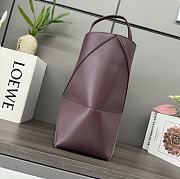 Loewe Puzzle Fold Tote Burgundy - 25.5*14.5*31.5CＭ - 2