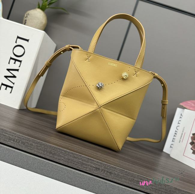 Loewe Puzzle Fold Yellow Bag - 16.5*9.5*20CM - 1