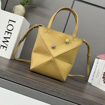 Loewe Puzzle Fold Yellow Bag - 16.5*9.5*20CM