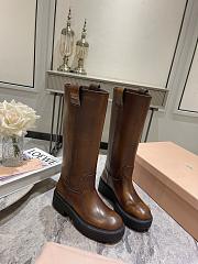 Miu Miu Leather Boots  5cm - 1