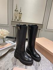 Miu Miu Leather Boots  5cm - 2