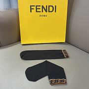 Fendi Black & Brown Socks - 3