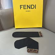 Fendi Black & Brown Socks - 4