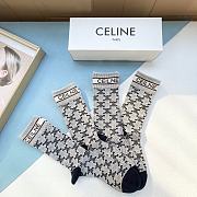 Celine Triomphe Logo Socks - 2