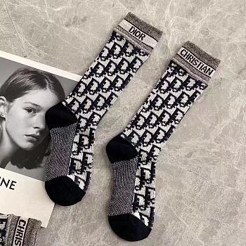 Dior Black Oblique Socks