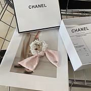 Chanel Pink Hair Tie - 5