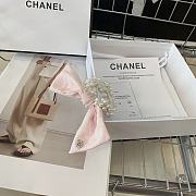 Chanel Pink Hair Tie - 2