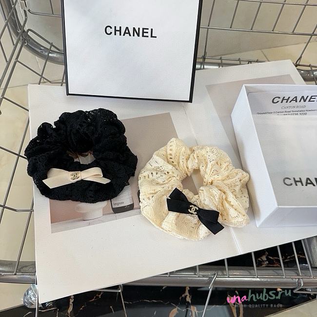 Chanel Lace Scrunchies  - 1