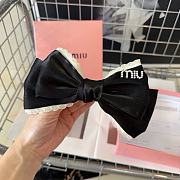 Miu Miu Black Hair Clip - 1