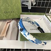 Gucci Blue & White Headband - 4