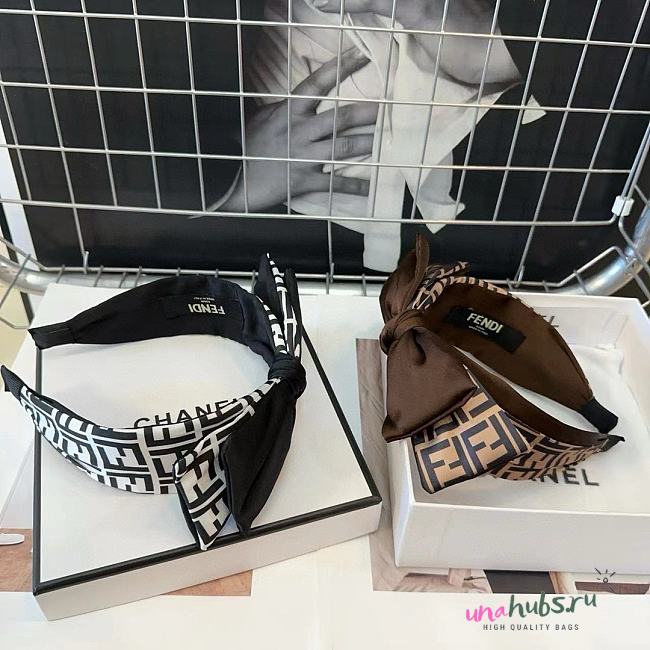 Fendi FF Motif Headband - 1