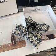 Chanel Tweed Claw Clip - 5