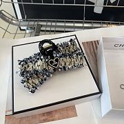 Chanel Tweed Claw Clip - 3