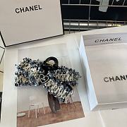 Chanel Tweed Claw Clip - 2