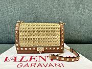 Valentino Garavani Rockstud leather clutch bag - 18.5x12x4CM - 1