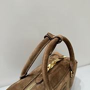 Miu Miu Arcadie Suede Brown Leather Bag - 6