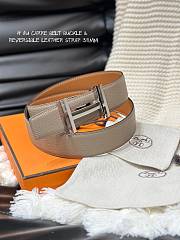 Hermes H AU CARRE BELT BUCKLE & REVERSIBLE LEATHER 3.8cm - 2