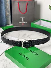 Bottega Veneta intreccio 3.5cm belt - 2