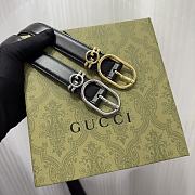 Gucci Black Leather Belt 2.5cm - 1