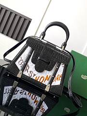 Goyard Saigon PM Crocodile Leather Bag - 20 cm x 12 cm x 28 cm  - 6