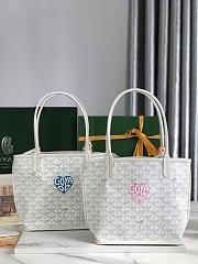 Goyard Anjou Mini White Tote - 28x20x20x10cm - 1