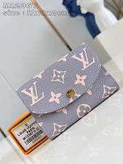 Louis Vuitton Rosalie Wallet Trianon Gray - 11 x 8 x 2.5cm - 1