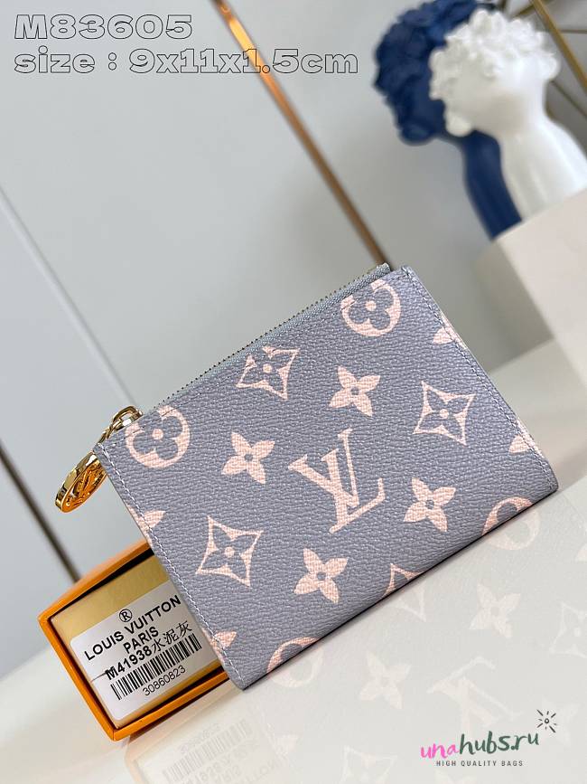 Louis Vuitton Sarah Monogram Trianon Gray Wallet - 1