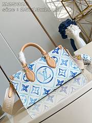 Louis Vuitton OnTheGo East West Tiles Canvas Coral  - 3