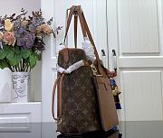 Louis Vuitton Neverfull With Pouch Brown Color 32*27*14cm - 3