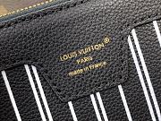 	 Louis Vuitton Neverfull With Pouch Black Color 32*27*14cm - 4