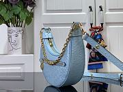 	 Louis Vuitton Loop PM Bag Ostrich Leather 23cm Pale Blue - 2