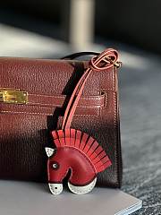 Hermes Kelly Elan Burgundy Bag - 27.5x15x5cm - 2