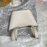 	 Hermes Picotin 18 White Silver Hardware - 6