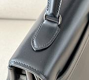 Hermes Grace Kelly All Black Swift Box Leather - 35*13*25cm - 5