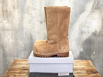 Balenciaga Alaska Fur High Boots