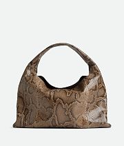 Bottega Veneta Hop Small python leather shoulder bag - 1