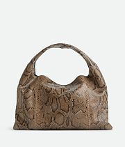 Bottega Veneta Hop Small python leather shoulder bag - 4