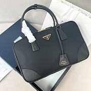 Prada Re-Edition 1978 large Re-Nylon and Saffiano leather two-handle bag - 35*21*10cm - 3