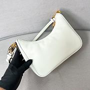 	 PRADA Re-Edition white leather mini bag - 22*18*6cm - 5